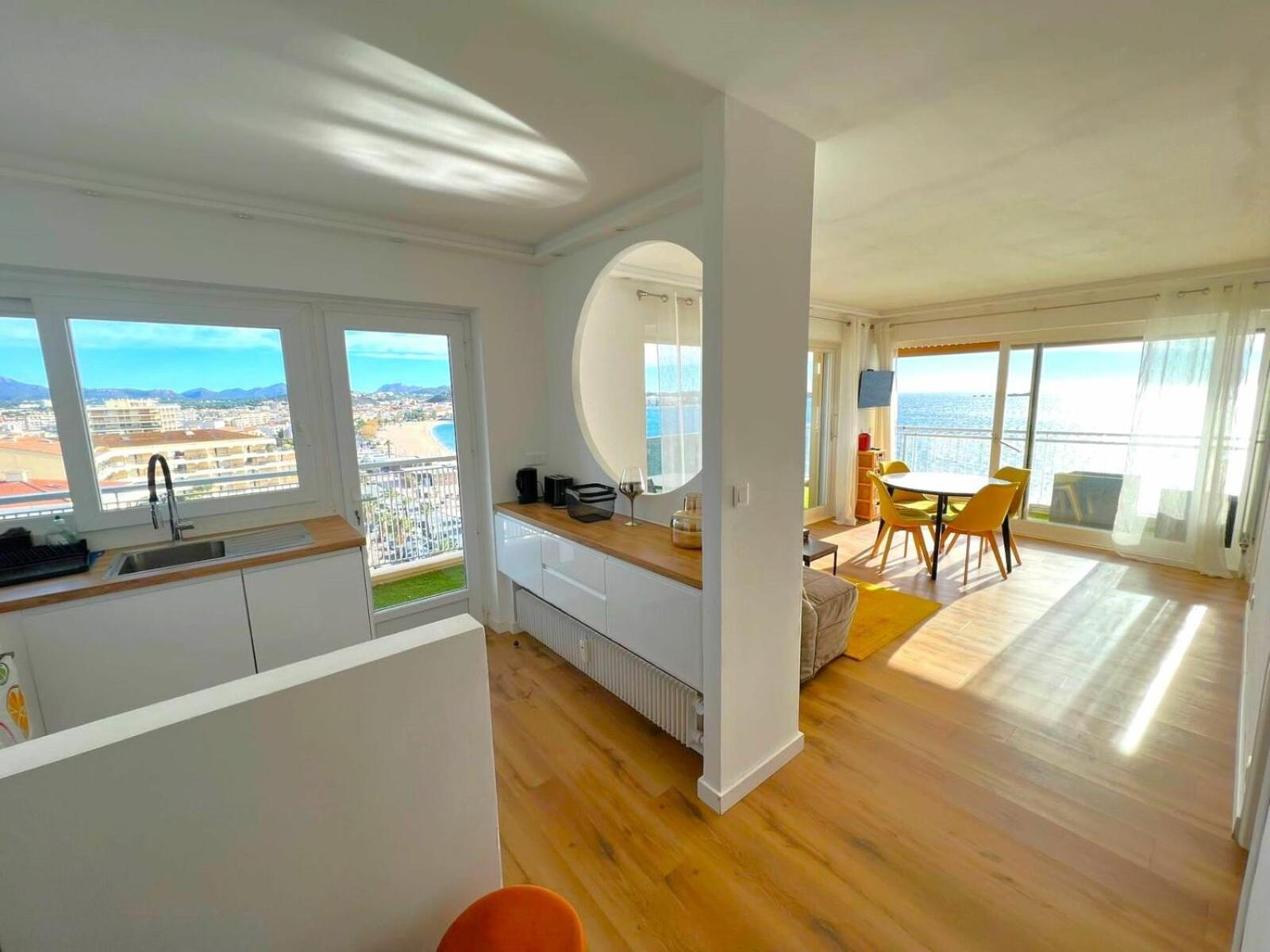 Frejus Plage - T2 -Vue Mer Feerique ภายนอก รูปภาพ